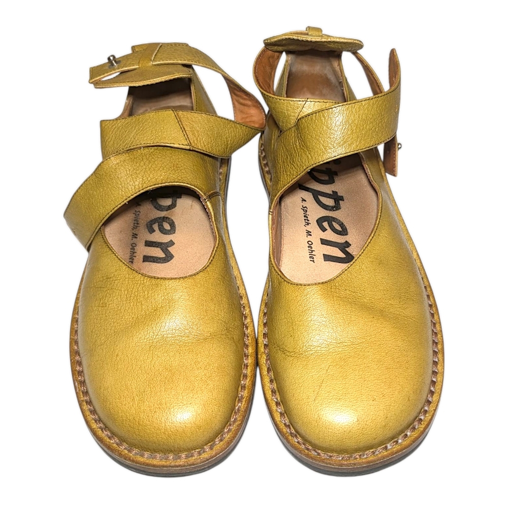 Trippen Women's Yellow Leather Sandals